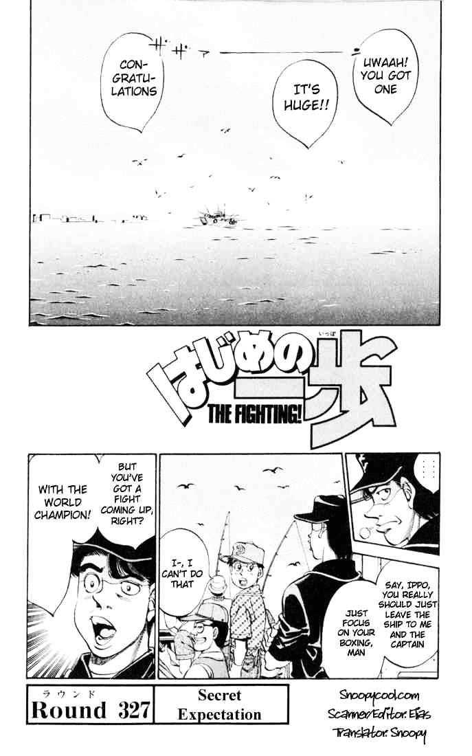 Hajime no Ippo: Fighting Spirit, Chapter 327 image 01